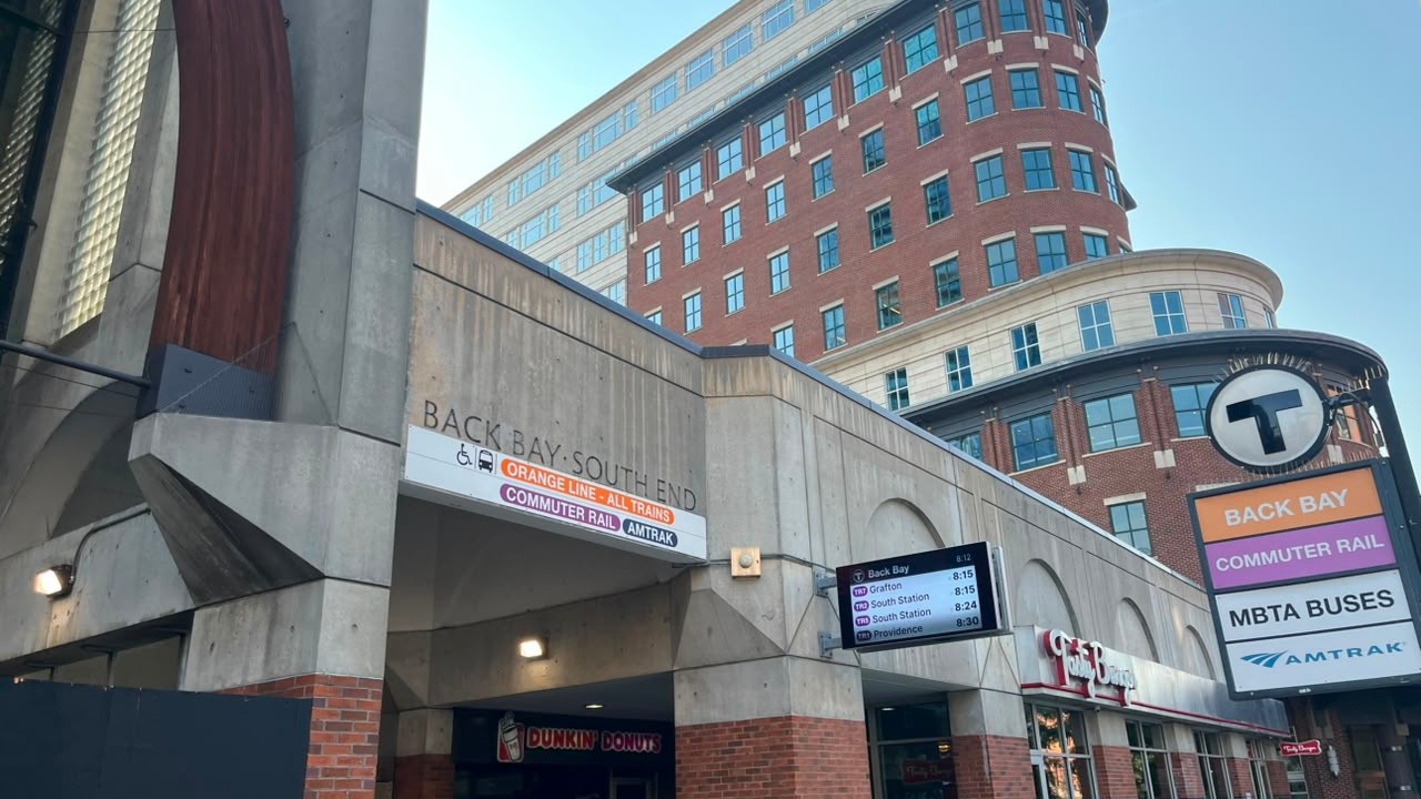 MBTA Back Bay station entrance