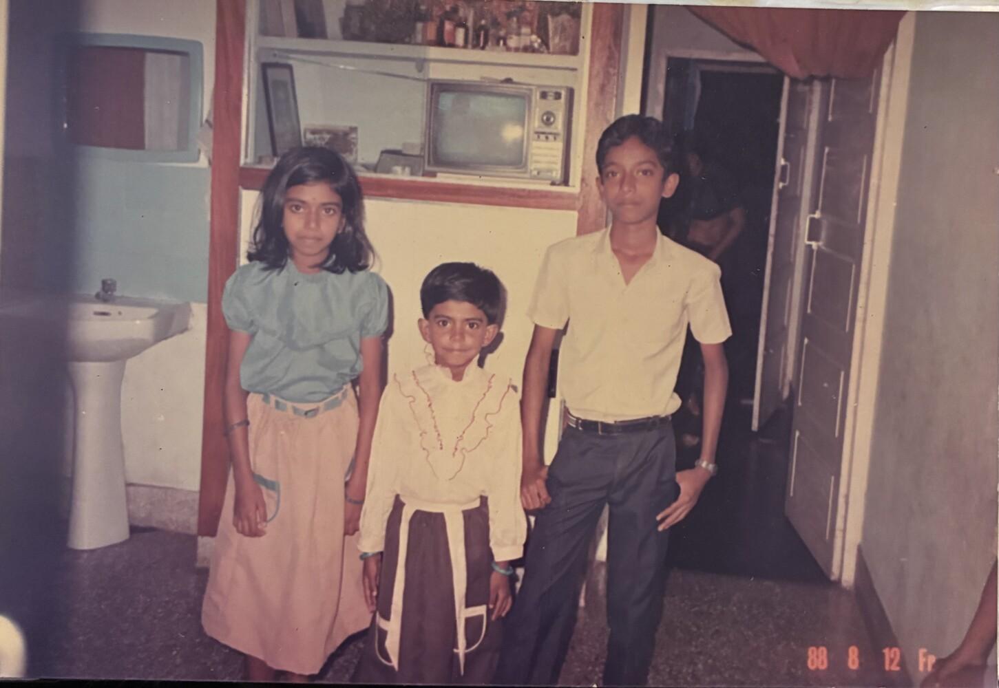 With sisters