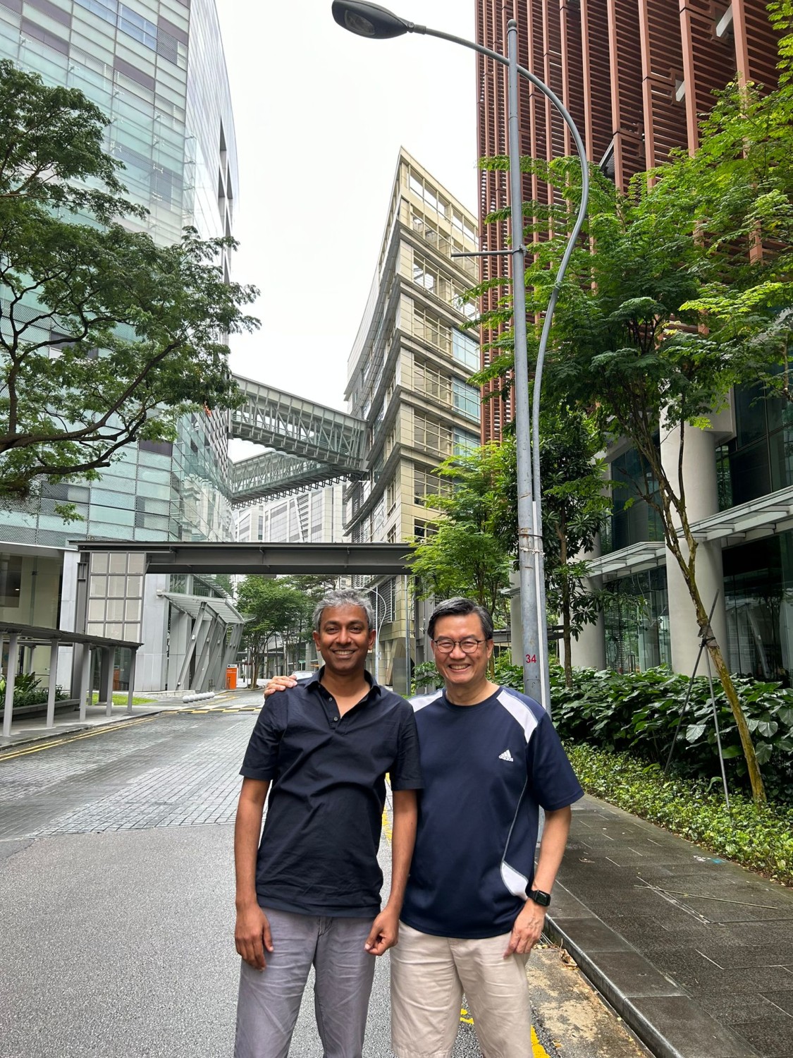 With Dr. Heng Chew Kiat, First Supervisor in Singapore